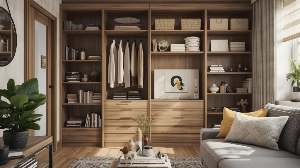 狭い部屋でも広く見える!収納アイデア実例とレイアウト術【最新版】 9 ワンルームでも快適に!収納を味方につける暮らし方