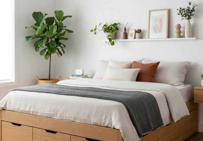 狭い部屋 ベッド 配置と風水の関係