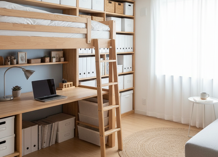 6畳の部屋を快適にする収納方法とレイアウトの基本