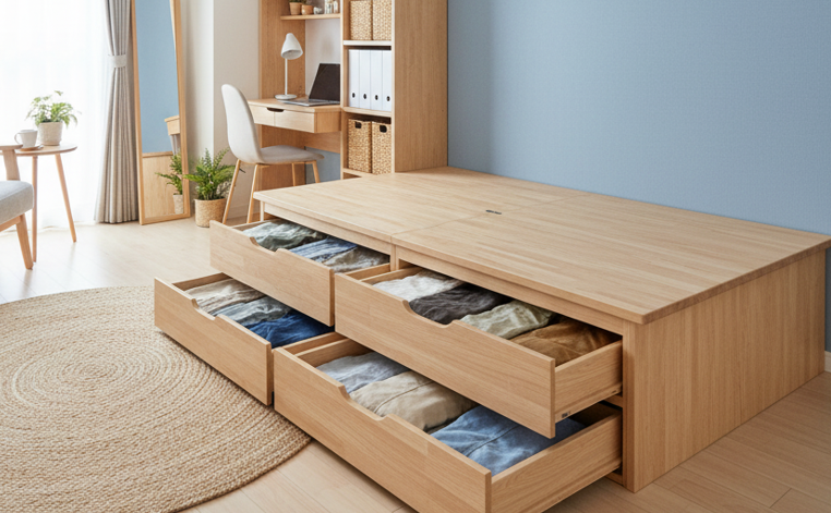 6畳部屋で実践できる収納レイアウト実例と整理整頓の習慣化