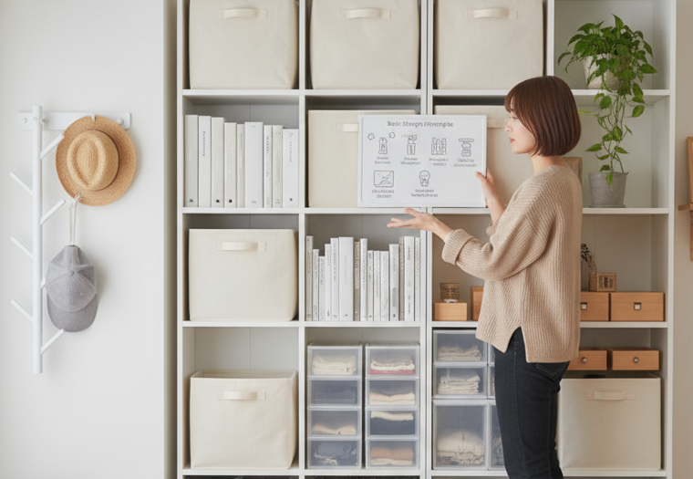 一人暮らしでも収納上手になれるために最初に知っておきたい基本