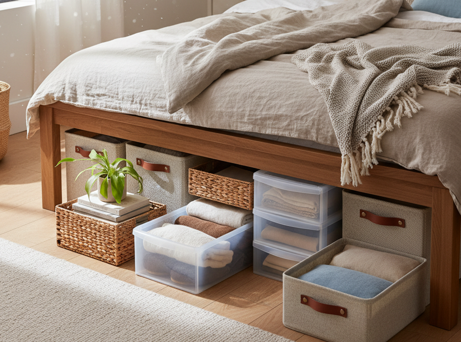 ベッド 下 収納 一人暮らし