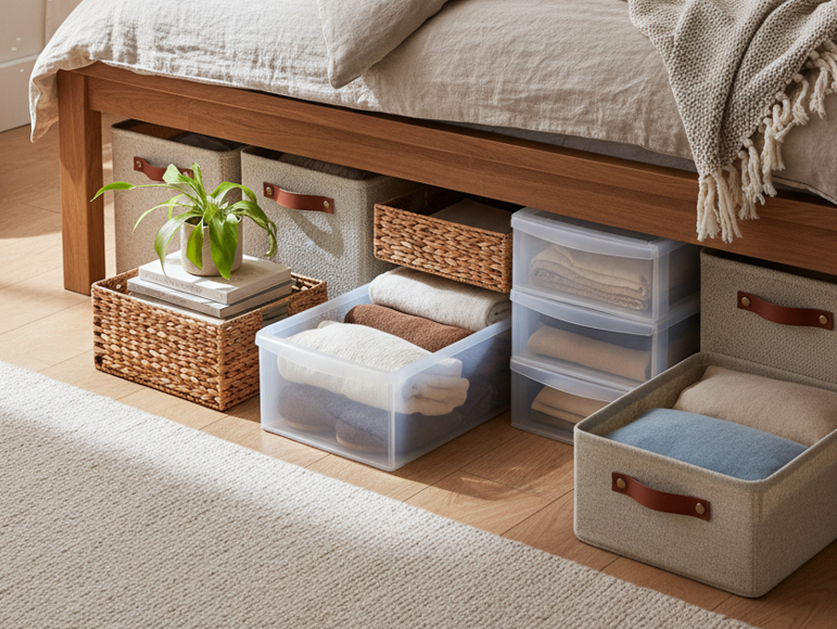 ベッド下収納を一人暮らしで活用する基本