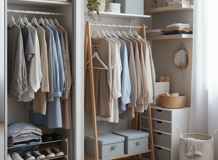 一人暮らし クローゼット 入りきらない