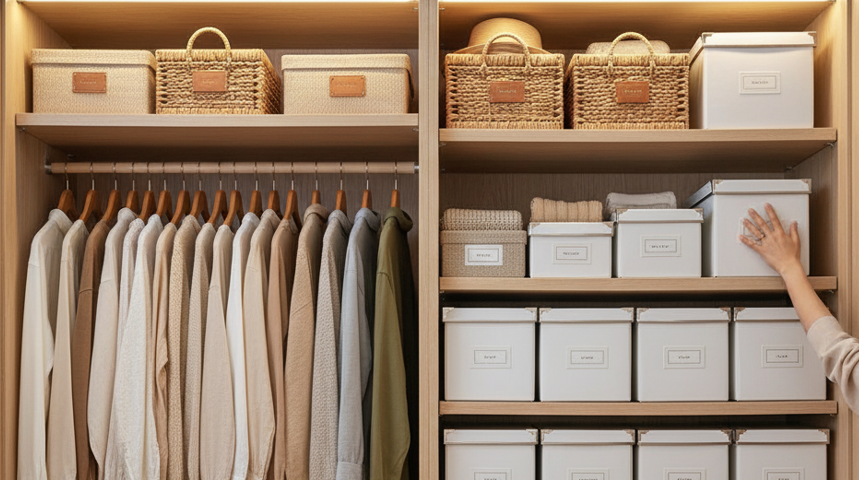 1畳クローゼットに最適な収納アイテムの選び方