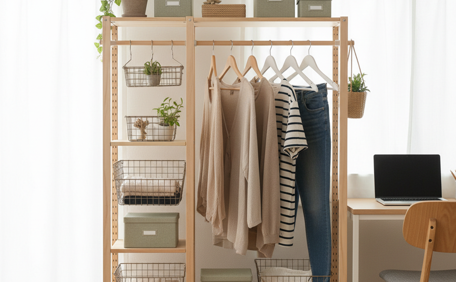 100均 ハンガーラック セリア 一人暮らし