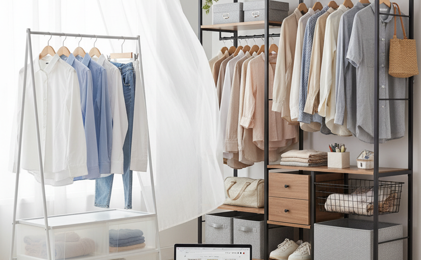 通販も視野に！100均セリアのハンガーラックと比較したおすすめアイテム