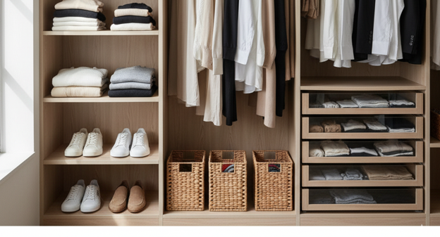 ミニマリストでも楽しめるおしゃれワードローブの厳選収納アイテム