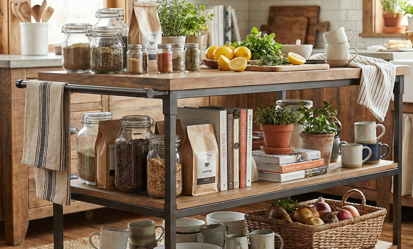 キッチンワゴン 何入れる