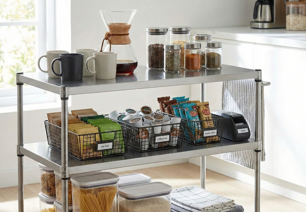 キッチンワゴンに何入れる?初心者でも使いこなせる収納実例とアイデア集 8 キッチンワゴンに何を入れると便利か迷わないための実践テクニック