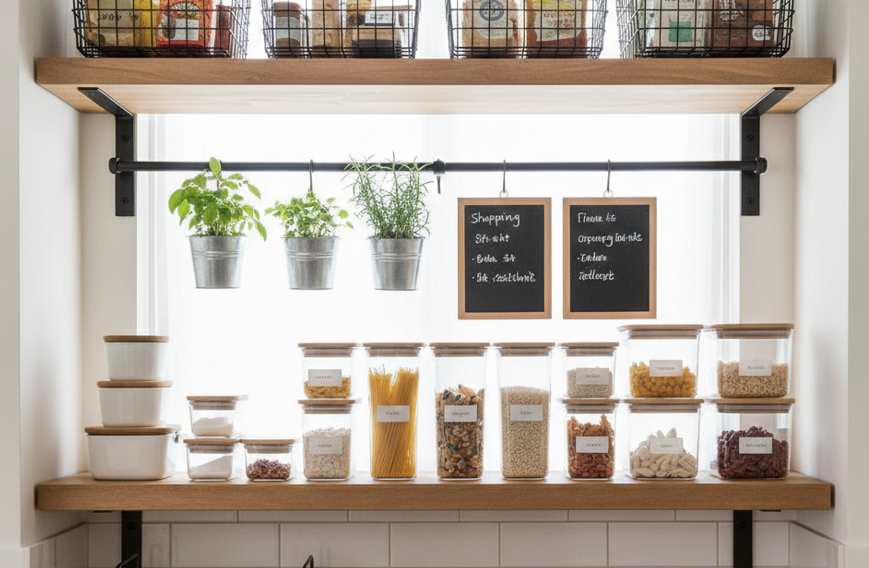 キッチンの出窓収納を100均でおしゃれに活用するアイデア10選 8 狭いキッチンでも使いやすくなる出窓収納の工夫