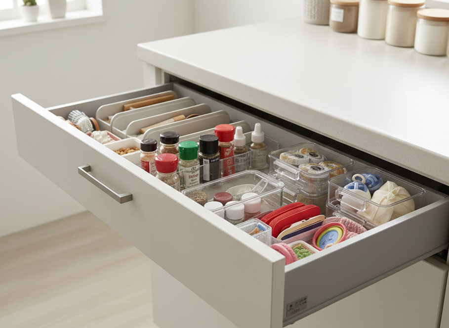 100均グッズで台所引き出し収納をさらに快適にするアイデア集
